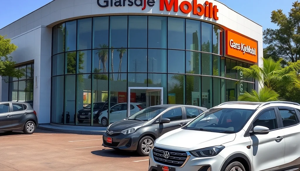 Showroom dealer mobil bekas yang bersih, rapi, dan terpercaya di Semarang.